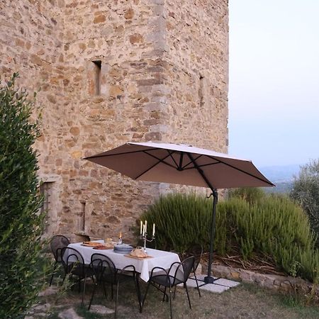 Medieval Tower In Umbria With Swimming Pool Montelagello Exteriér fotografie