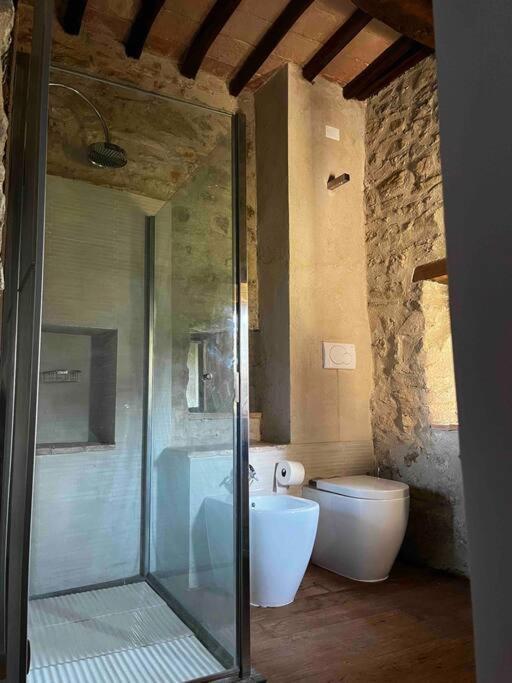 Medieval Tower In Umbria With Swimming Pool Montelagello Exteriér fotografie