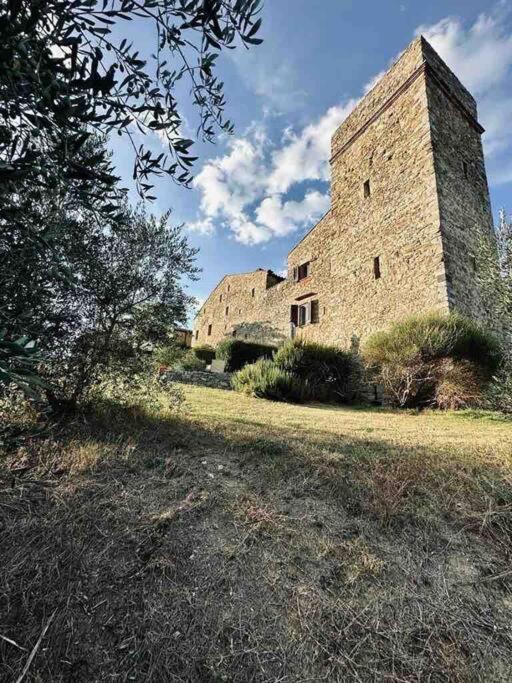 Medieval Tower In Umbria With Swimming Pool Montelagello Exteriér fotografie