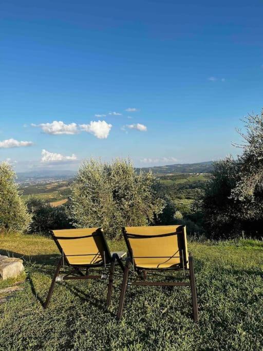 Medieval Tower In Umbria With Swimming Pool Montelagello Exteriér fotografie