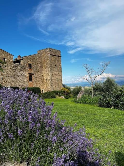 Medieval Tower In Umbria With Swimming Pool Montelagello Exteriér fotografie