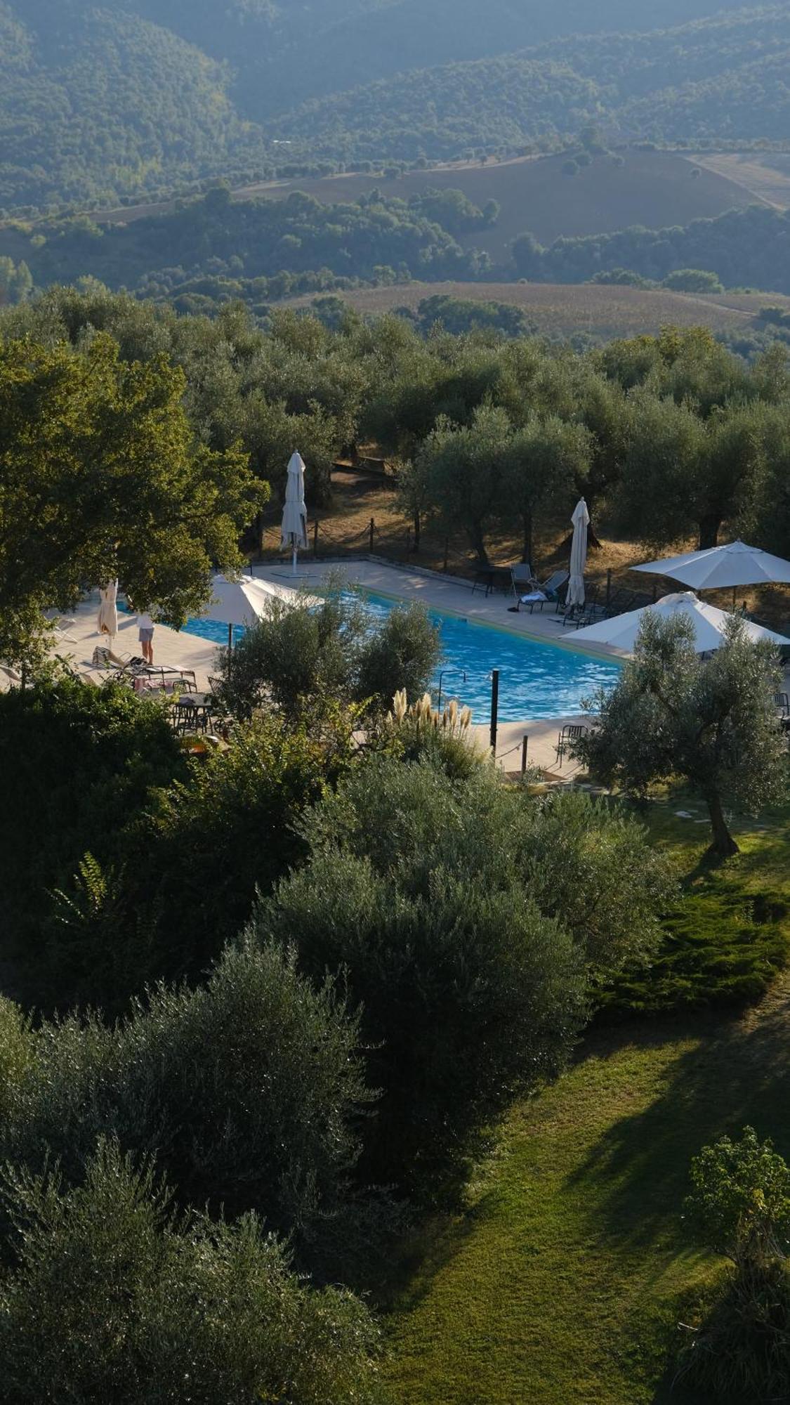 Medieval Tower In Umbria With Swimming Pool Montelagello Exteriér fotografie